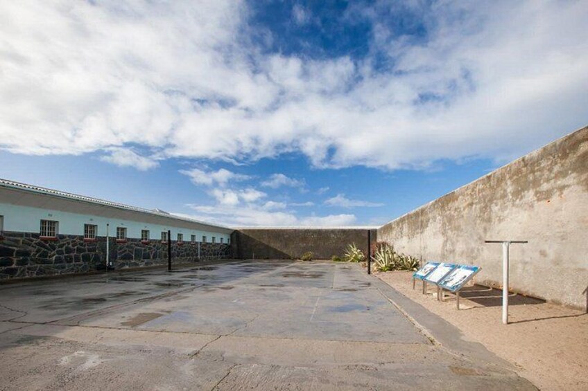 Courtyard at the Prison Robben Island 2