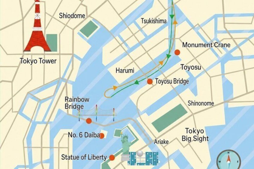 Tokyo Yakatabune Cruise: 400yr Edo Tradition & Odaiba Route 2