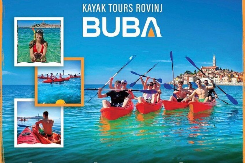BUBA-Kayak Tours Rovinj FREE-drinks,pictures,snorkeling equipment 1