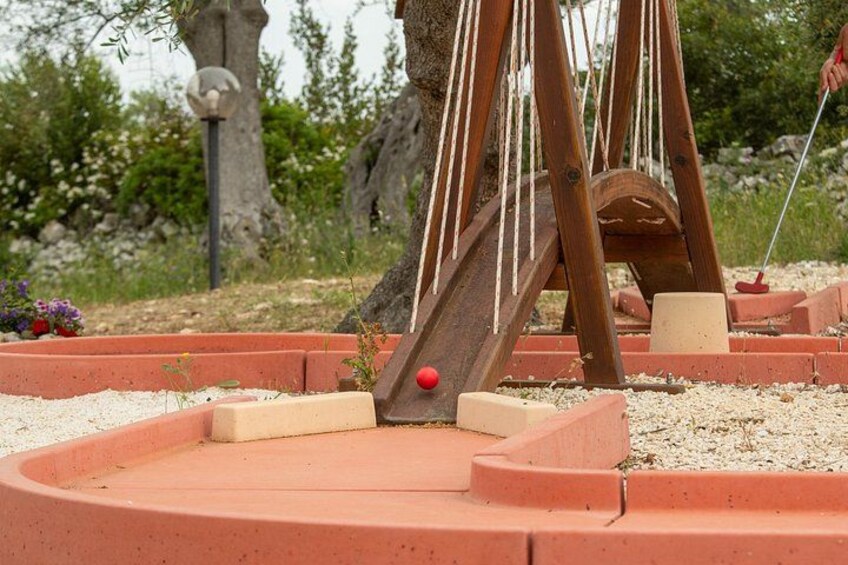 Tasting of our oil and game of 18 hole adventure golf 2