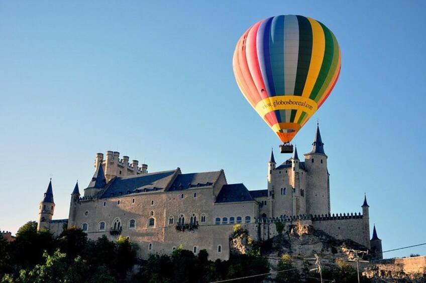 Fliying over the Alcazar of Segovia 1