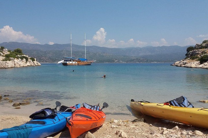 Sea Kayaking in Kekova Sound 2