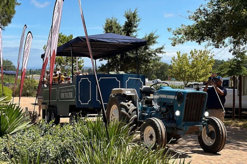 Stellenbosch Wine Tractor hop-on-hop off wine tasting tour 4