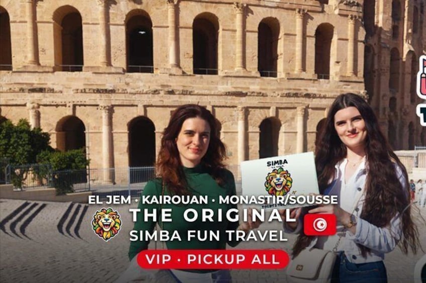 Fun VIP Day Tour: El Jem, Kairouan & Monastir/Sousse (Pickup All) 1