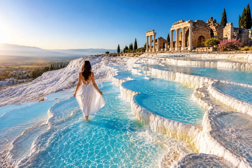 Antalya: Pamukkale Hierapolis and Cleopatra's Pool Tour 2