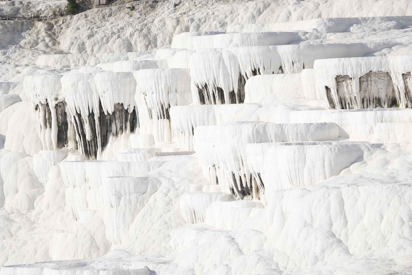 Terraced travertine formations. 5