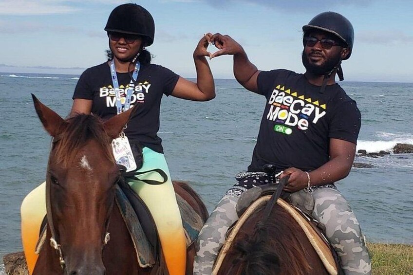 2 hour Beach Ride Horseback Experience with Dore's Riding Stable 2