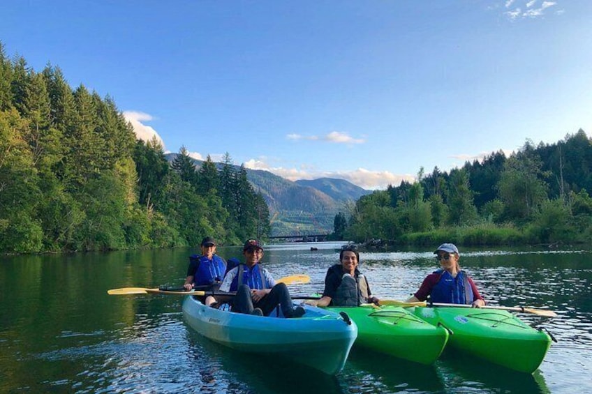 Kayaking in Columbia River Gorge National Scenic Area 3