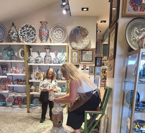 Picture 7 for Activity Istanbul: Traditional Pottery & Ceramic Painting Workshop 4