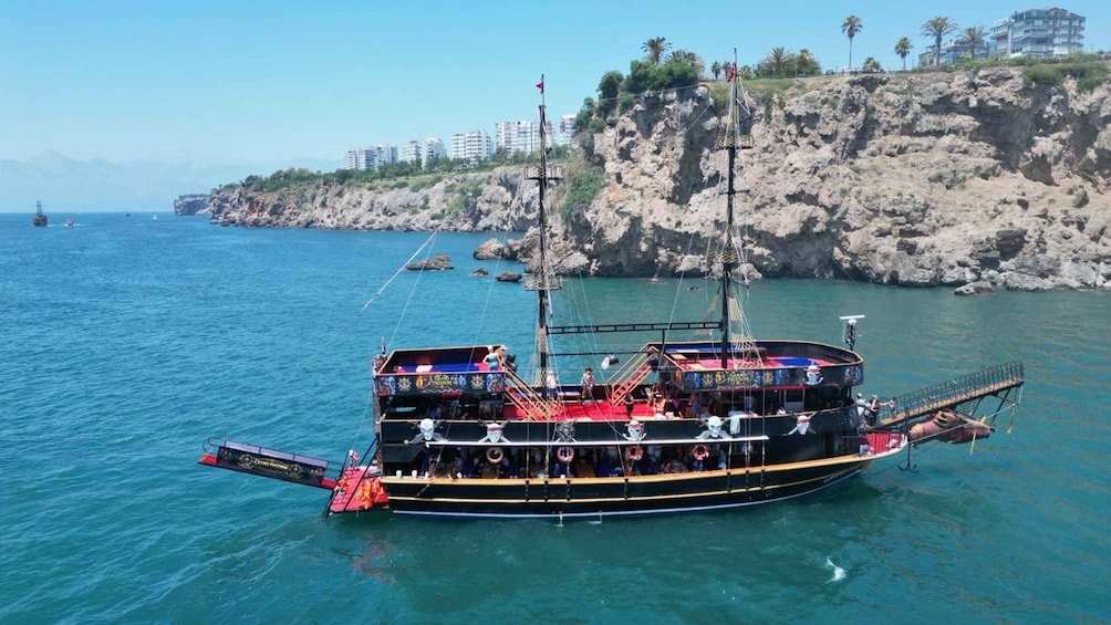 Picture 8 for Activity Antalya: Lara Pirate Boat Cruise w/Lunch & Unlimited Drinks 4