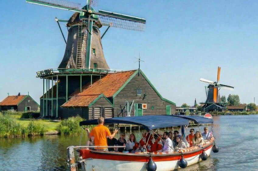 Zaanse Schans Windmill Cruise - UNESCO Windmills With Live Guide 1