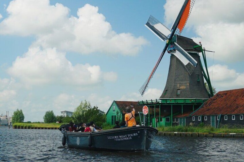 Zaanse Schans Windmill Cruise - UNESCO Windmills With Live Guide 4