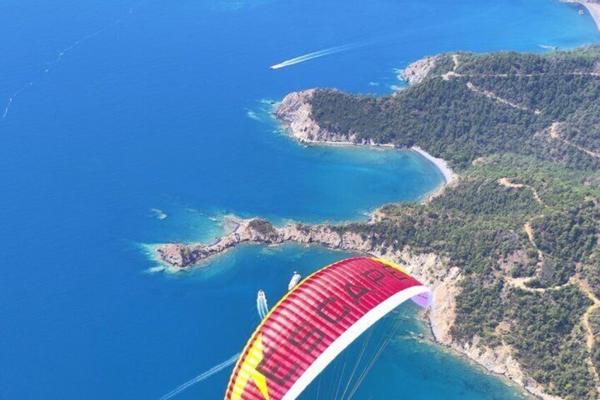 Escape Tahtalı Tandem Paragliding Antalya + Cable Car Included 4
