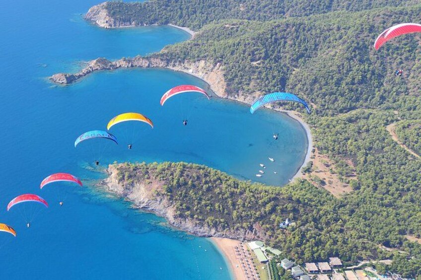 Escape Tahtalı Tandem Paragliding Antalya + Cable Car Included 2