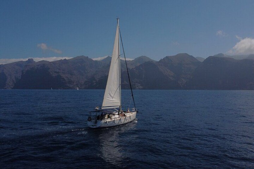Sailing towards Los Gigantes 2