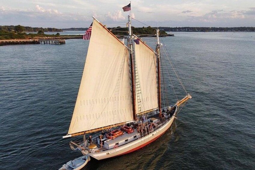Sunset Windjammer Cruise Along the Coast of Portland Maine 4