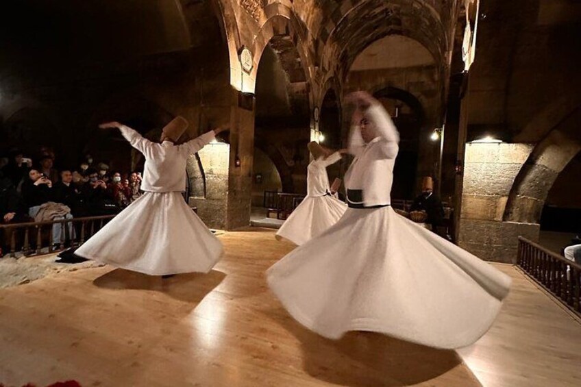 Traditional whirling Dervishes Dance Show in Cappadocia 2