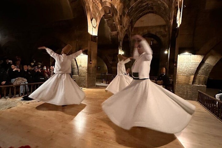Traditional whirling Dervishes Dance Show in Cappadocia 2