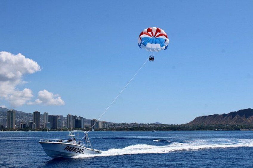 Waikiki and Diamond Head Parasailing Experience 2