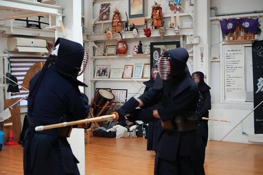 Samurai Training Experience KENDO in Osaka 3