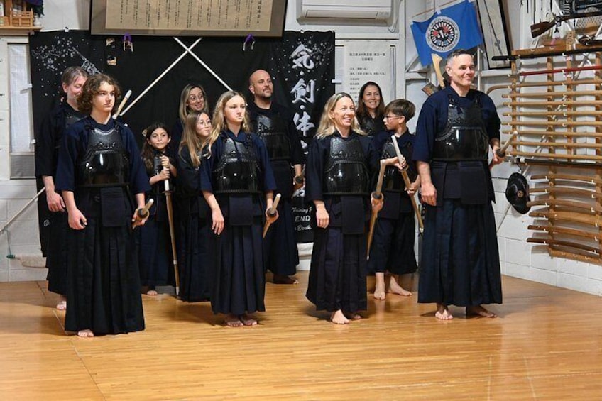 Samurai Training Experience KENDO in Osaka 4