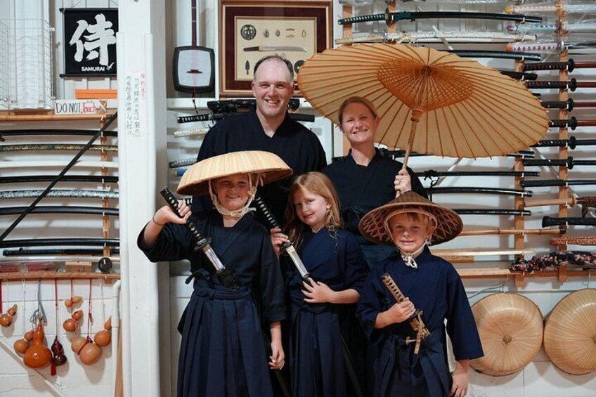 Samurai Training Experience KENDO in Osaka 5