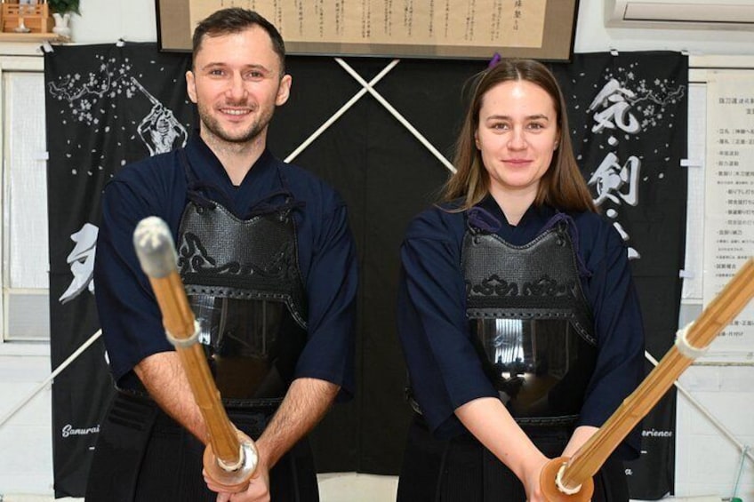 Samurai Training Experience KENDO in Osaka 3