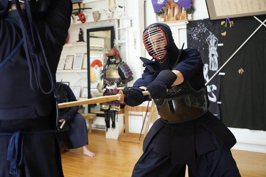 Samurai Training Experience KENDO in Osaka 4