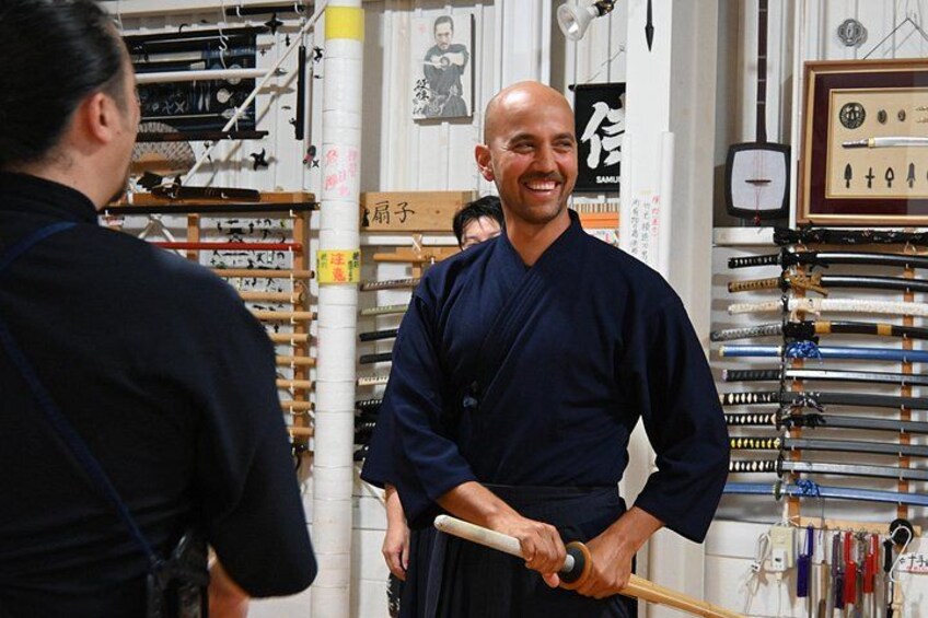 Samurai Training Experience KENDO in Osaka 5