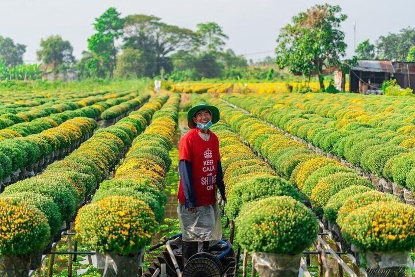 Local Mekong Delta Tour My Tho, Floating Market & Flower Village 1