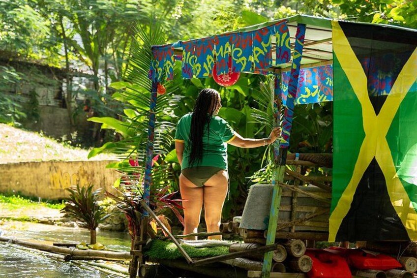 private Bamboo river rafting in ocho rios with transportation 2