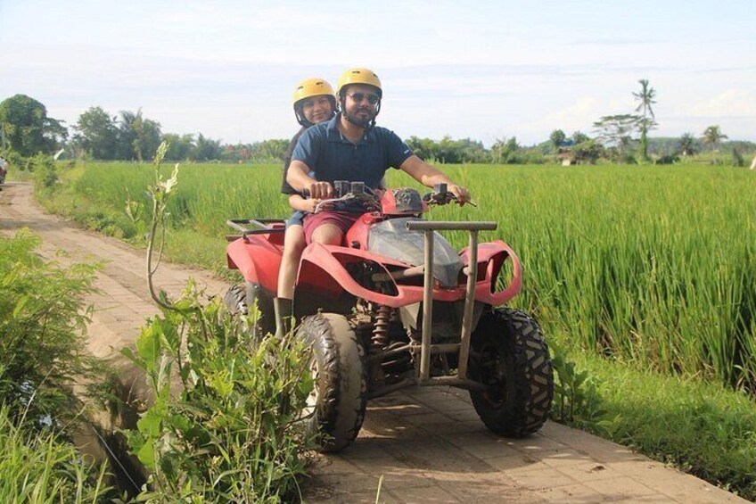 Bali ATV Ride Ubud Waterfall, Ricefield,River,Barong Cave, Lunch 5