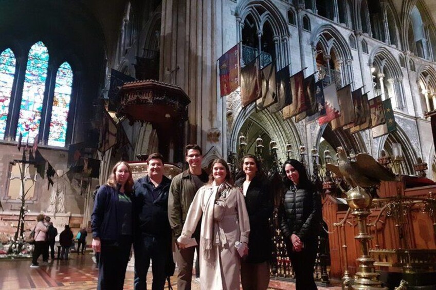 Our Guests inside St Patrick`s Cathedral 2