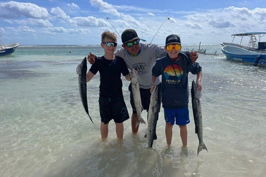 Private sport fishing in costa maya, mahahual 4 hrs 4
