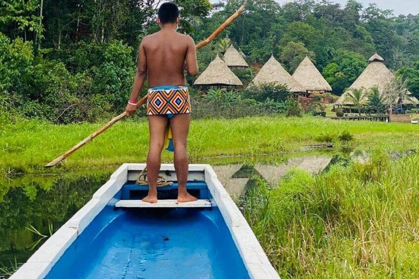 Private 6 hour Tour to Embera Community and Chagres Panama Native 4