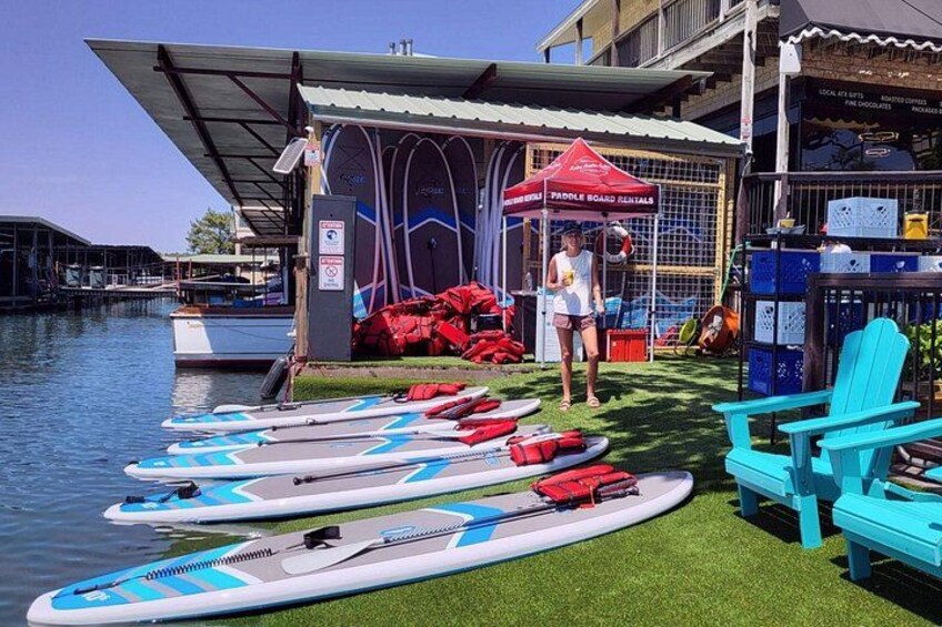 1 Hour Paddle Board Rental on Lake Austin Per Person 1