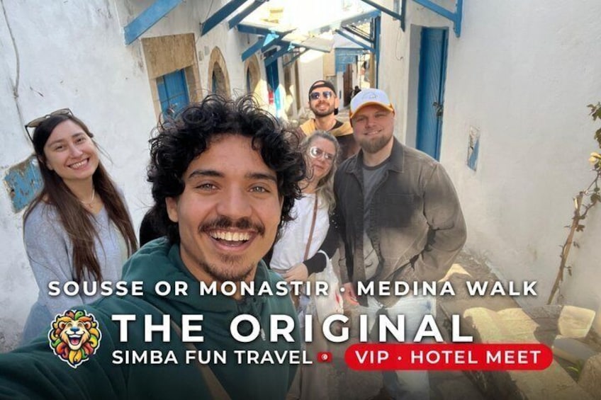 Fun VIP Walking Tour: Sousse or Monastir (Local Guide) Hotel Meet 2