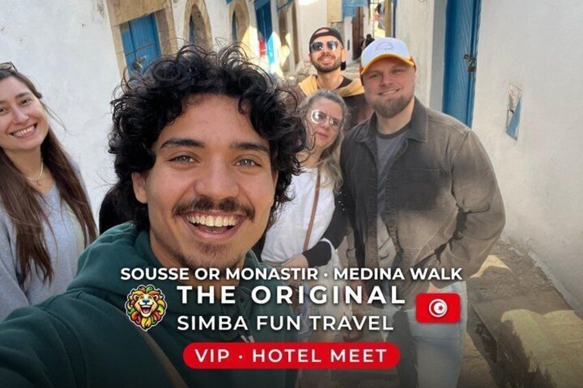 Fun VIP Walking Tour: Sousse or Monastir (Local Guide) Hotel Meet 1