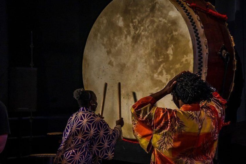 Kansai's largest Japanese drum. 2