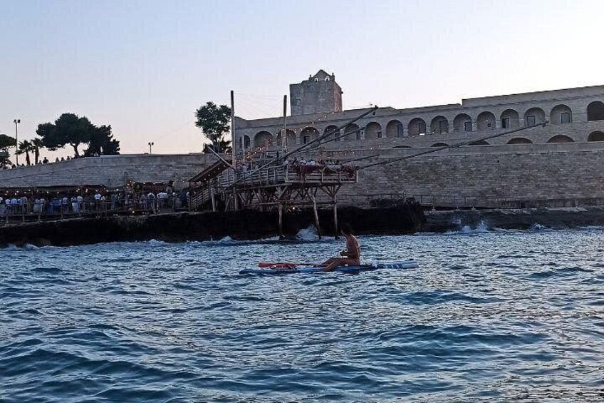 Visit to the monastery of Trani and its trebuchet on the sea 2