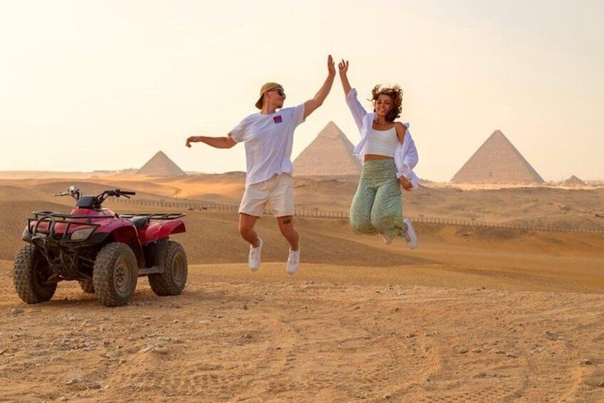 Quad Bike ATV Around Giza Pyramids Desert (Sunset Experience) 1