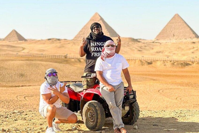 Quad Bike ATV Around Giza Pyramids Desert (Sunset Experience) 5
