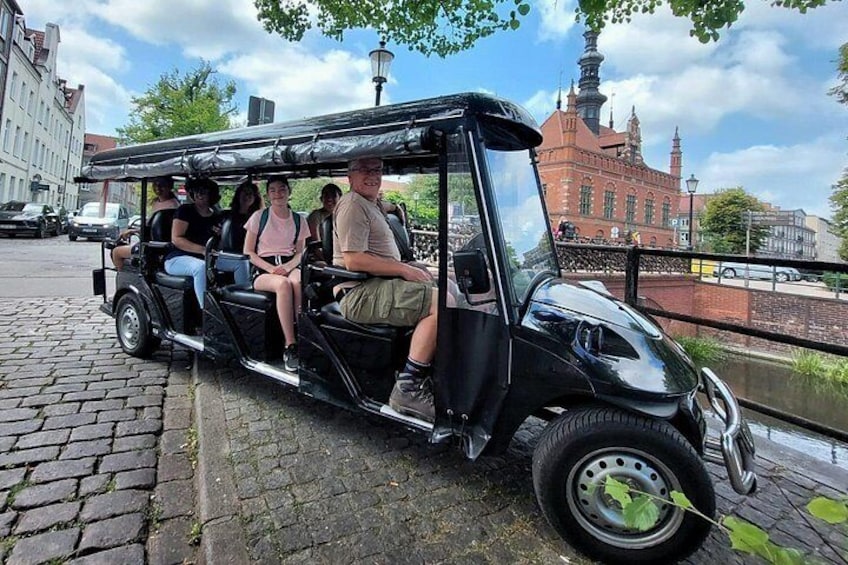 GDANSK City Tour by Golf Cart Live Guide & City Sightseeing 90min 3