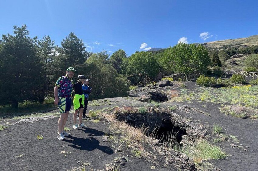 Bike Tour Etna - Volcanic cave 3
