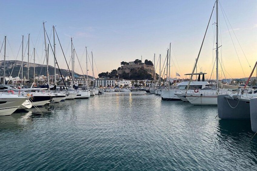 Small Group Dolphin Sunset Tour on Electric Sailing Boat Denia 2