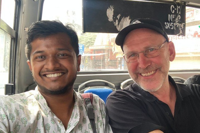 A short bus ride after an insightful heritage walk! 5