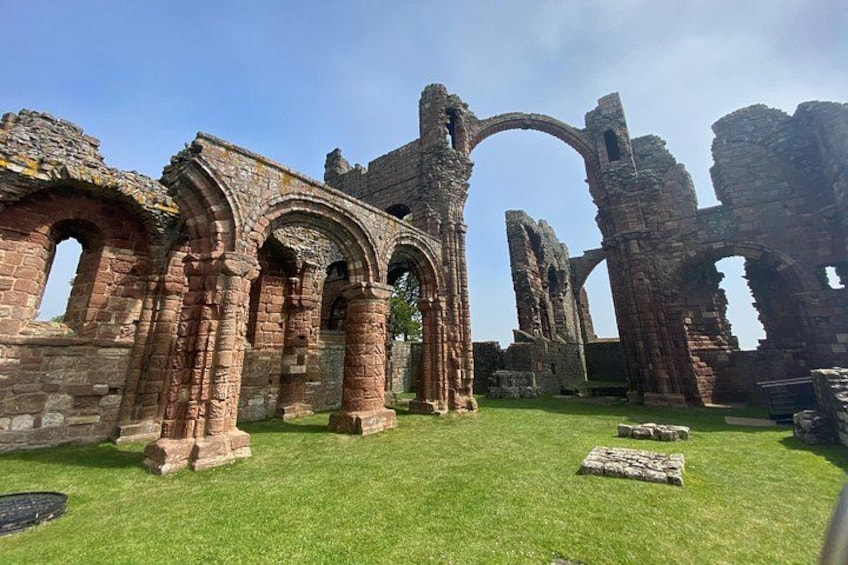 Ancient ruins with arches and columns. 5