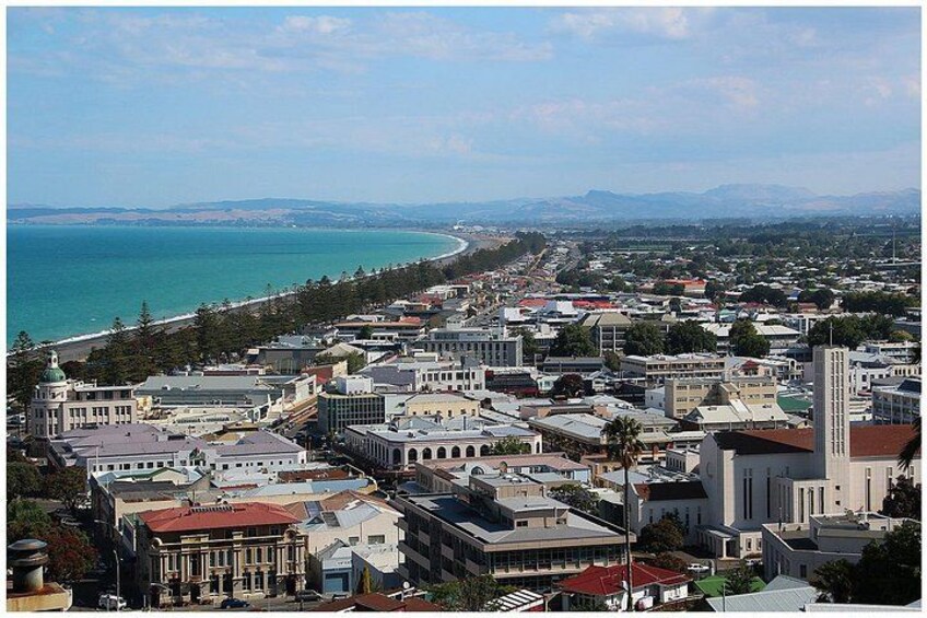 View across Napier to the Te Mata Hills 5