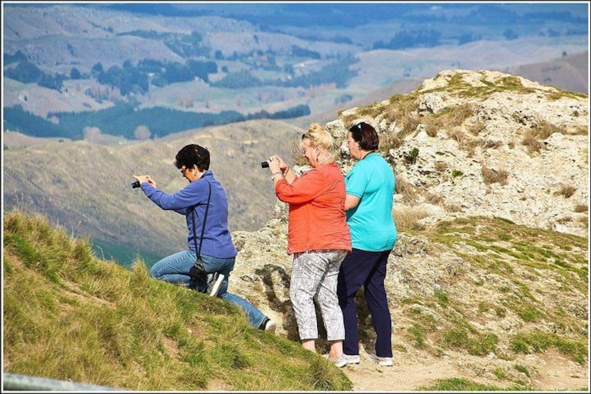 A group taking advantage of the views 1
