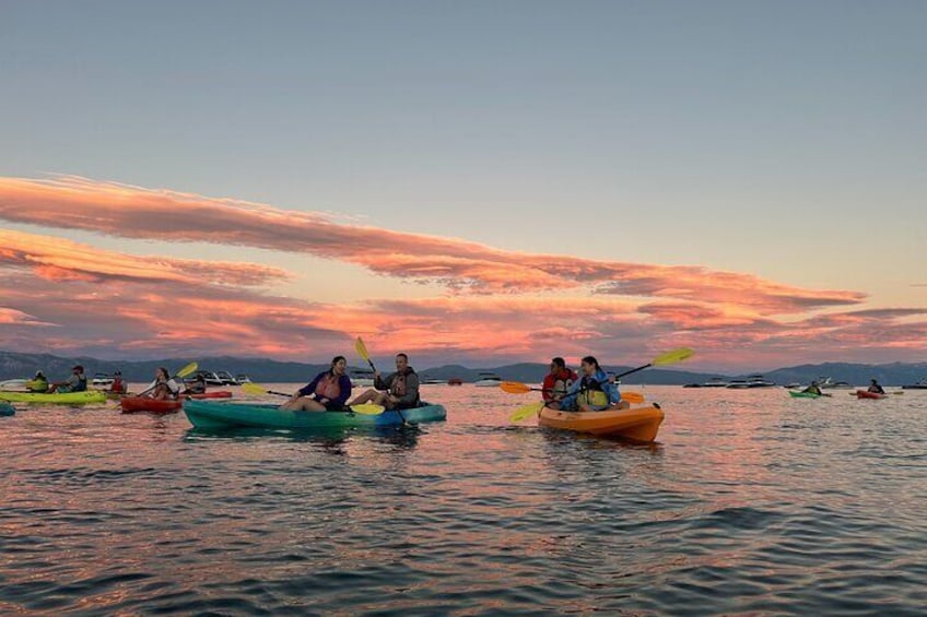 Sunset Kayak Experience in South Lake Tahoe 1